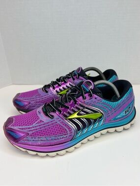 Brooks Glycerin 12 Womens Running Shoes Sz 11B Good Condition Purple/Blue